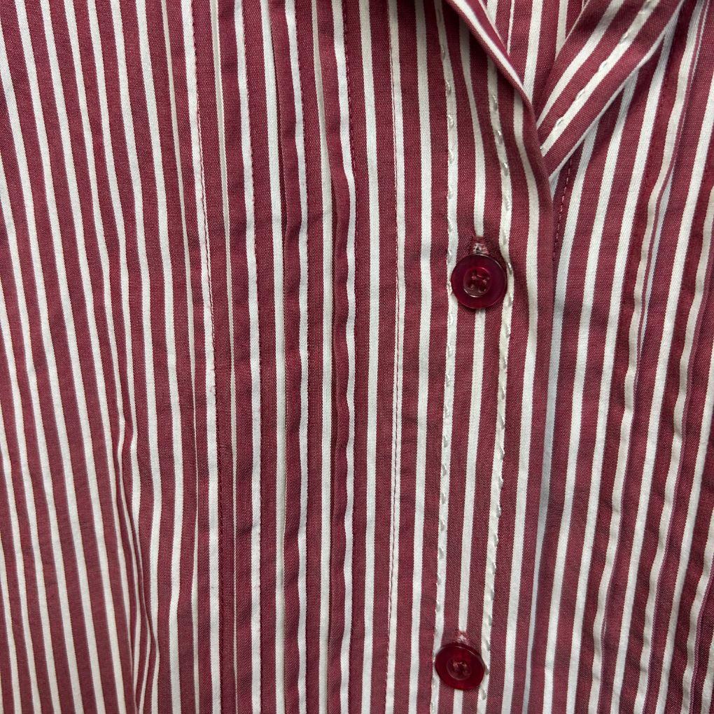 Jane Lamerton Red Striped Cotton Shirt - Size 20