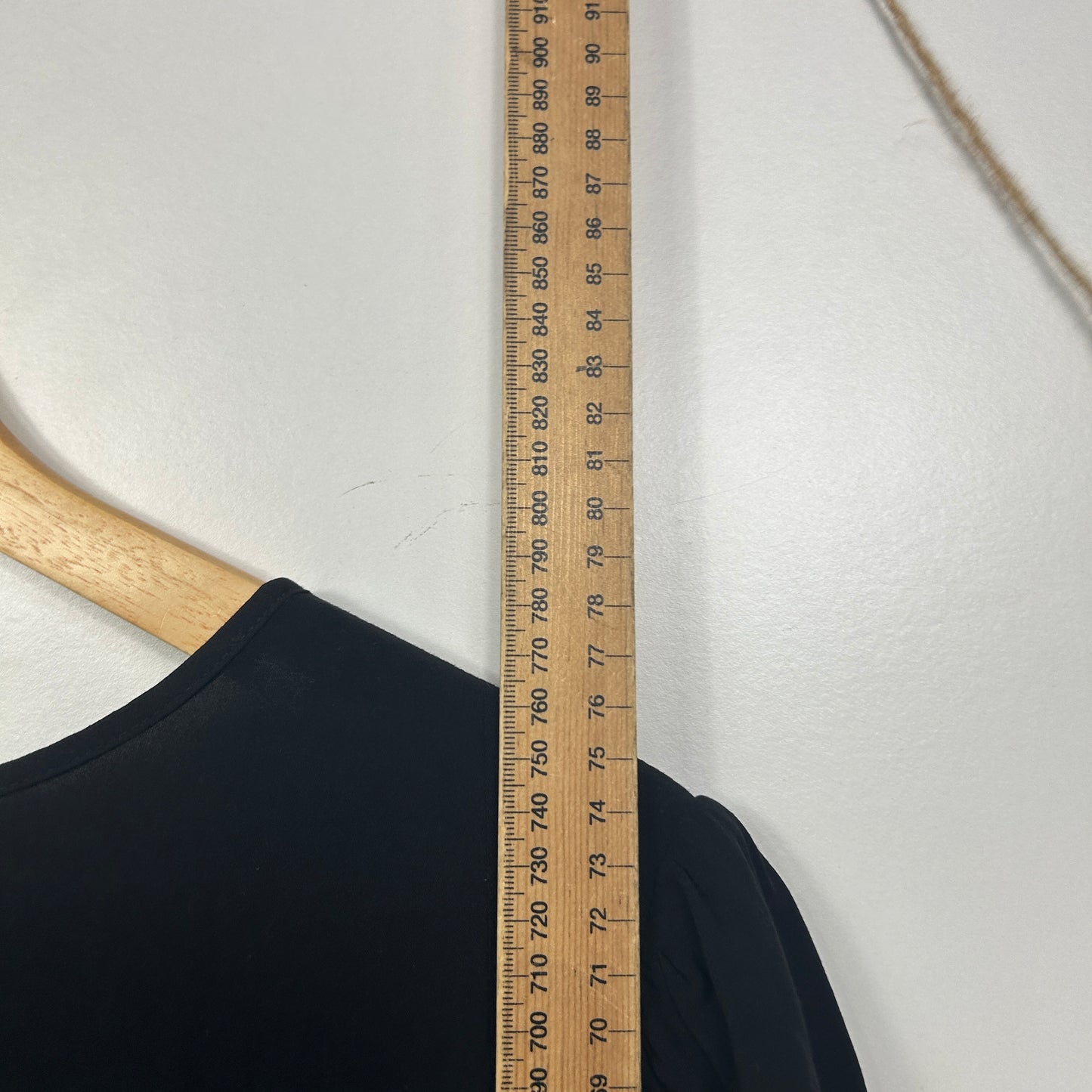 Target Curve Black Ruffle Sleeve Top - Size 26