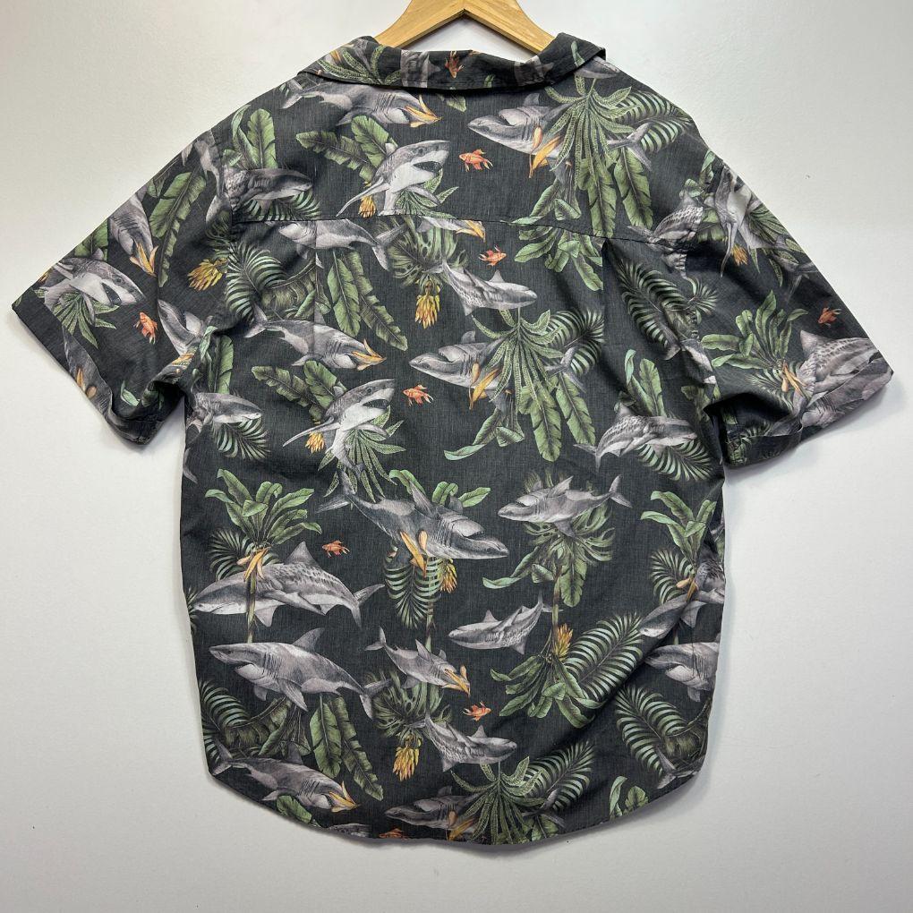 Mambo Loud Shirt Shark Print Mens Shirt - Size XXL