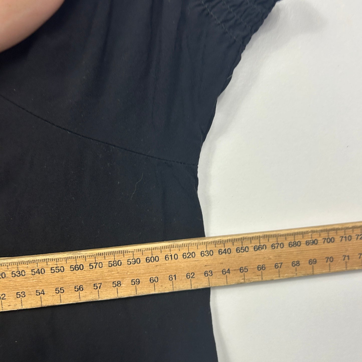 Target Curve Black Ruffle Sleeve Top - Size 26