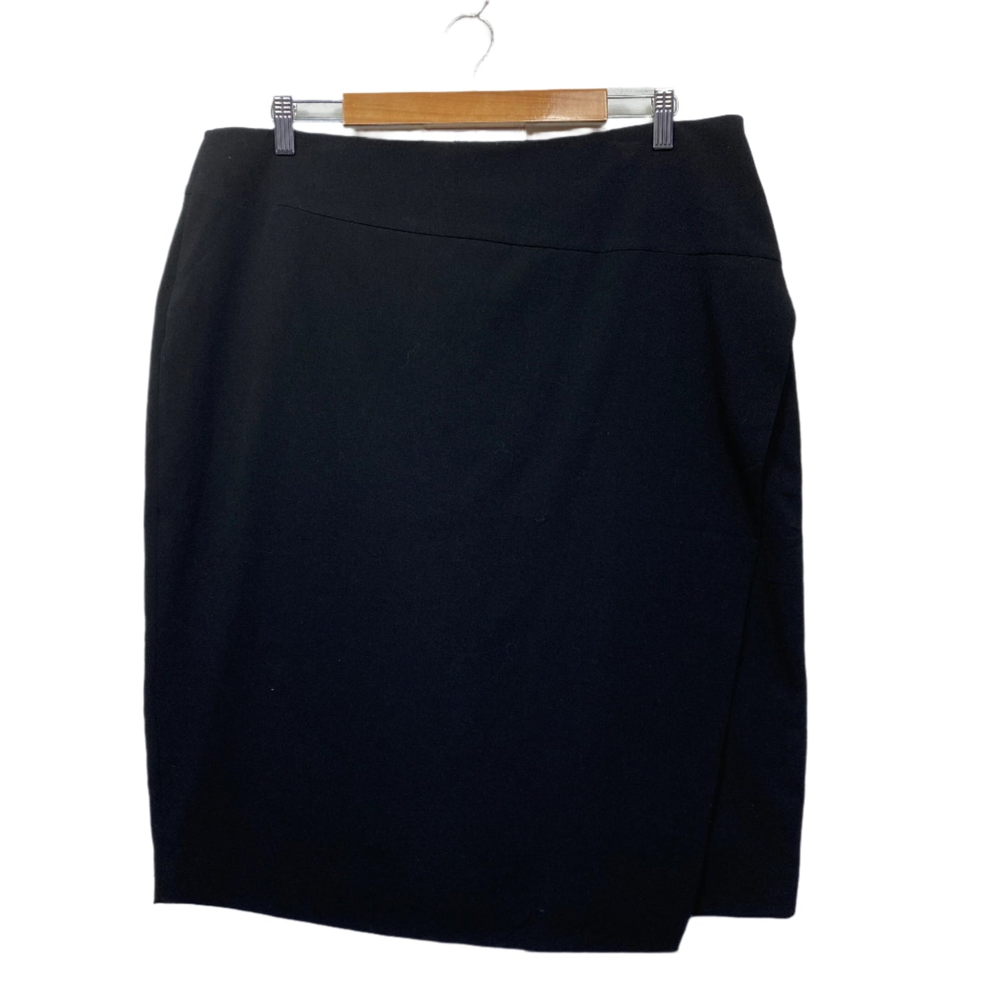 Liz Jordan Skirt Size 16 Black Pencil Office