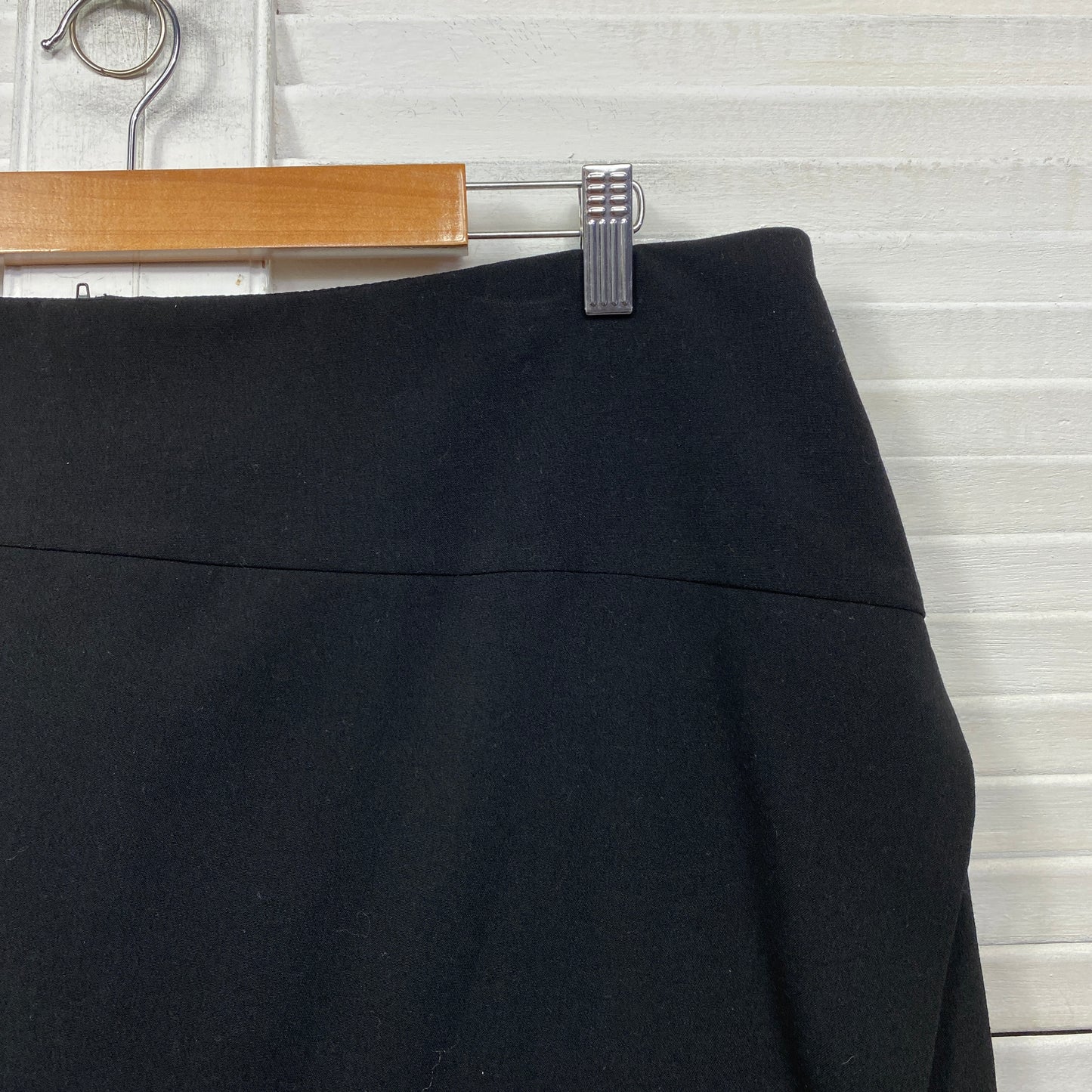 Liz Jordan Skirt Size 16 Black Pencil Office