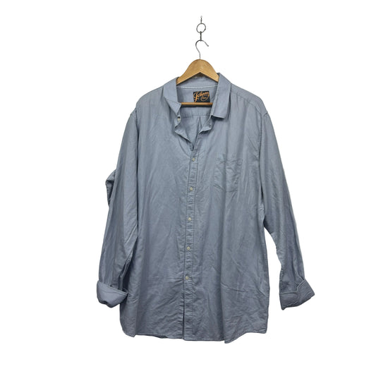 Johnny Bigg Blue Long Sleeve Shirt - Size 4XLT