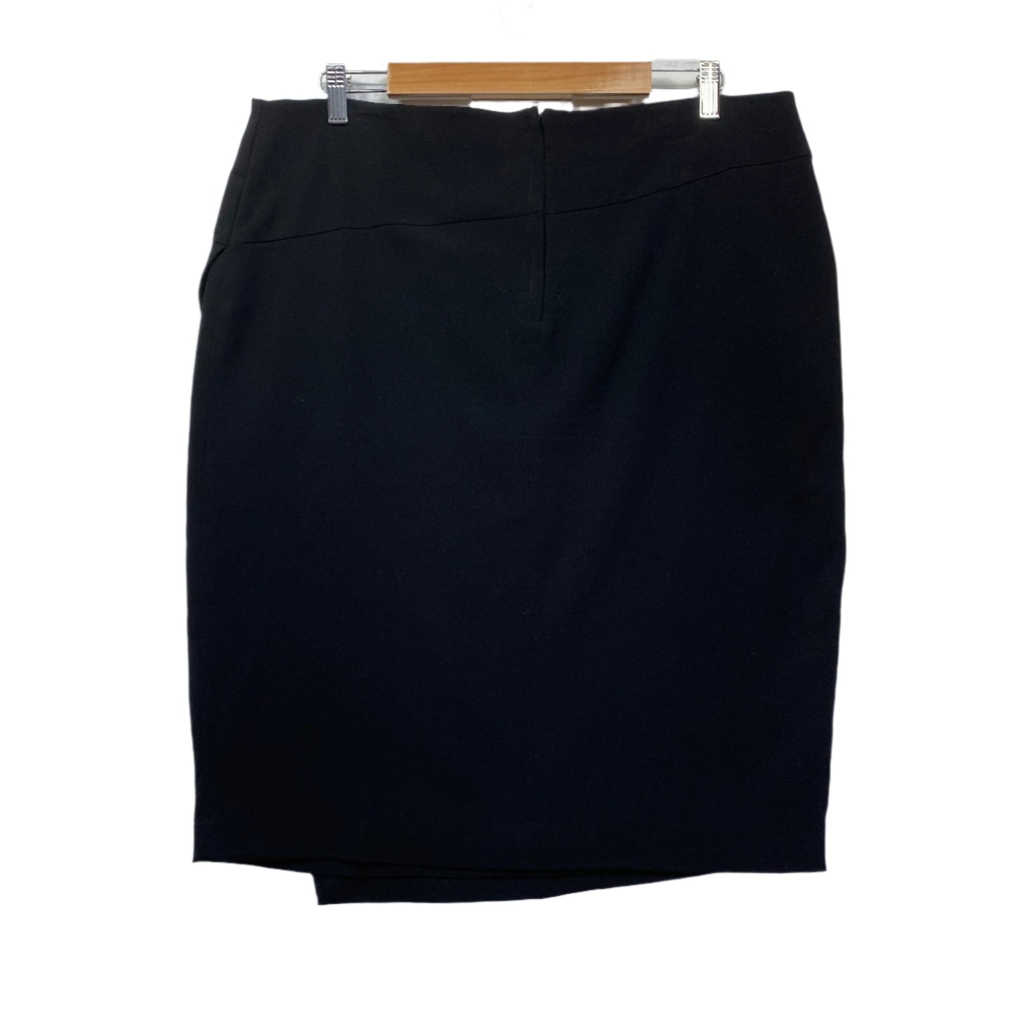 Liz Jordan Skirt Size 16 Black Pencil Office