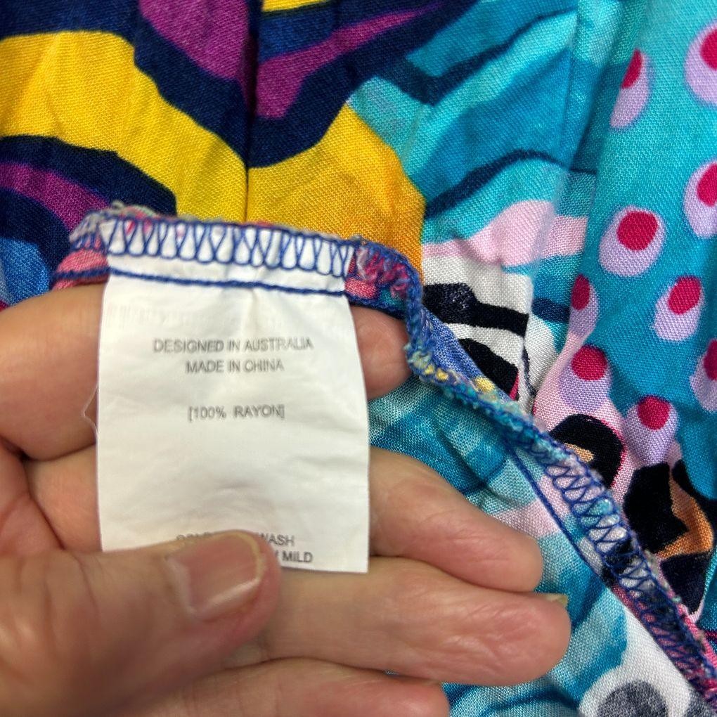 Proud Poppy Multicoloured Dress - Size 18
