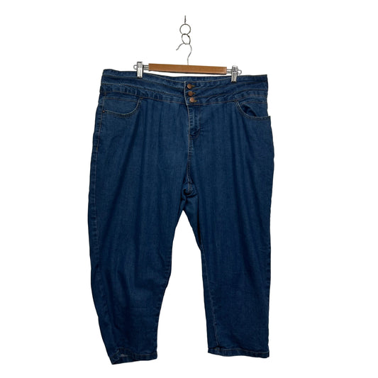Rivers Navy Denim Capri Pants - Size 20