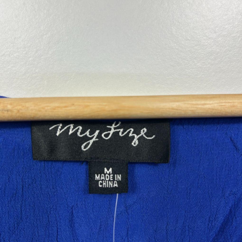 My Size Blue Long-Sleeve Top - Size 18/M