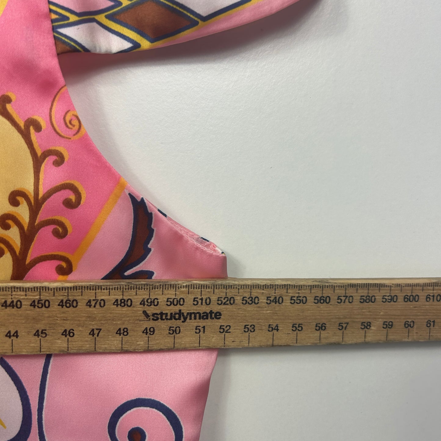 RSVP Perri Cutten Pink Printed Cap Sleeve Dress - Size 18