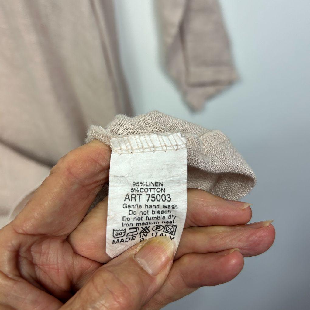 Imagine Pink Linen Dress - One Size