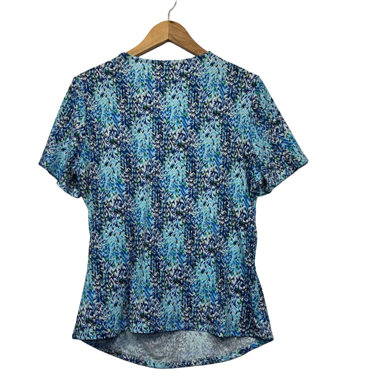 Noni B Blue Multicoloured Print Top - Size L