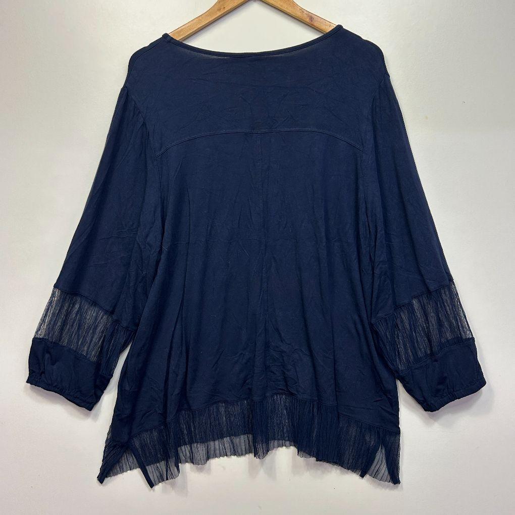 Taking Shape Navy Top - Size 20