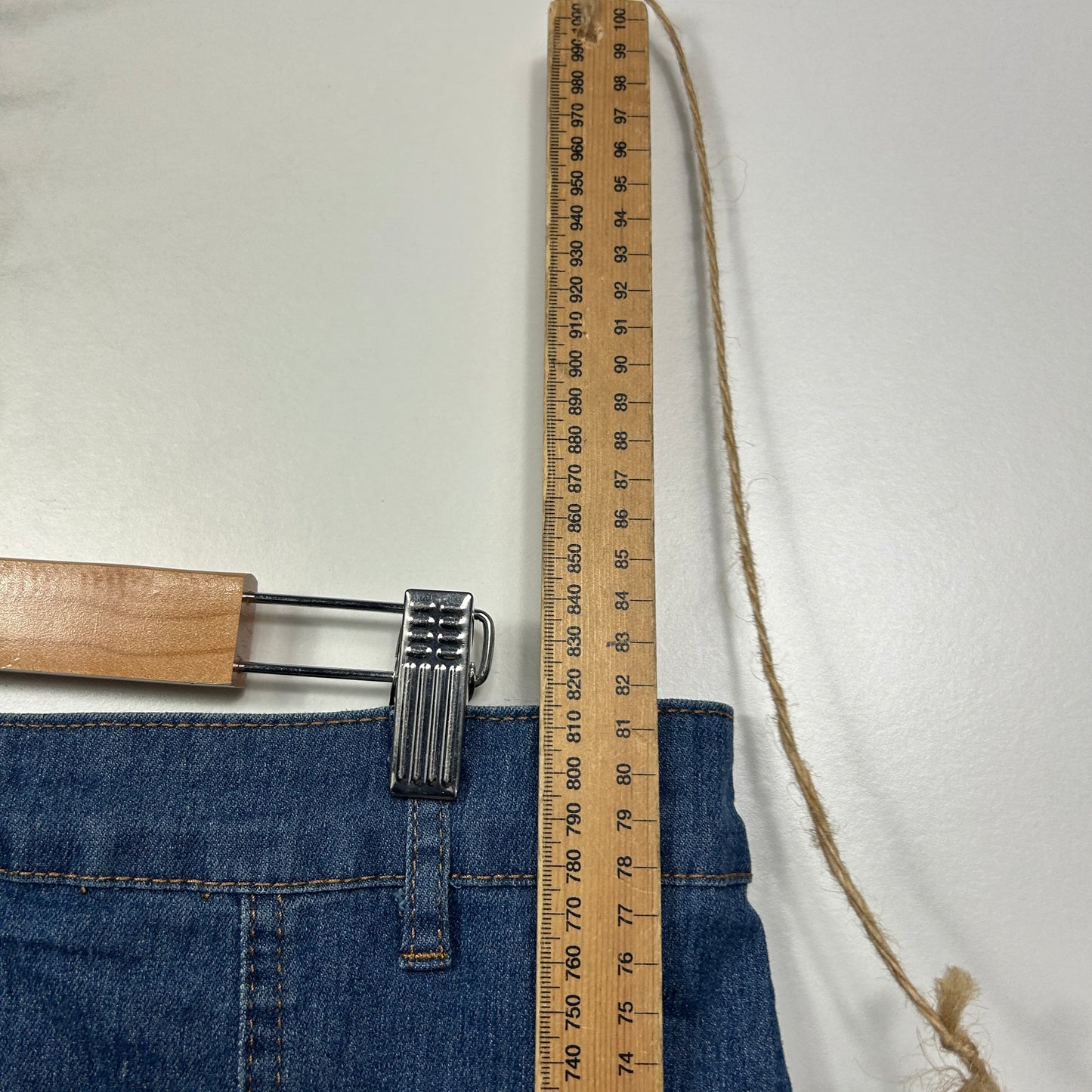 Rockmans Denim A-Line Skirt - Size 16