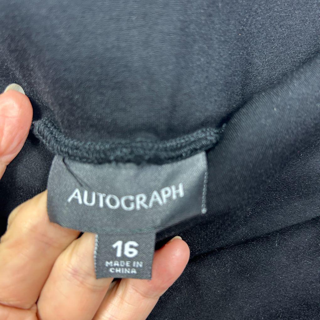 Autograph Black Skirt - Size 16
