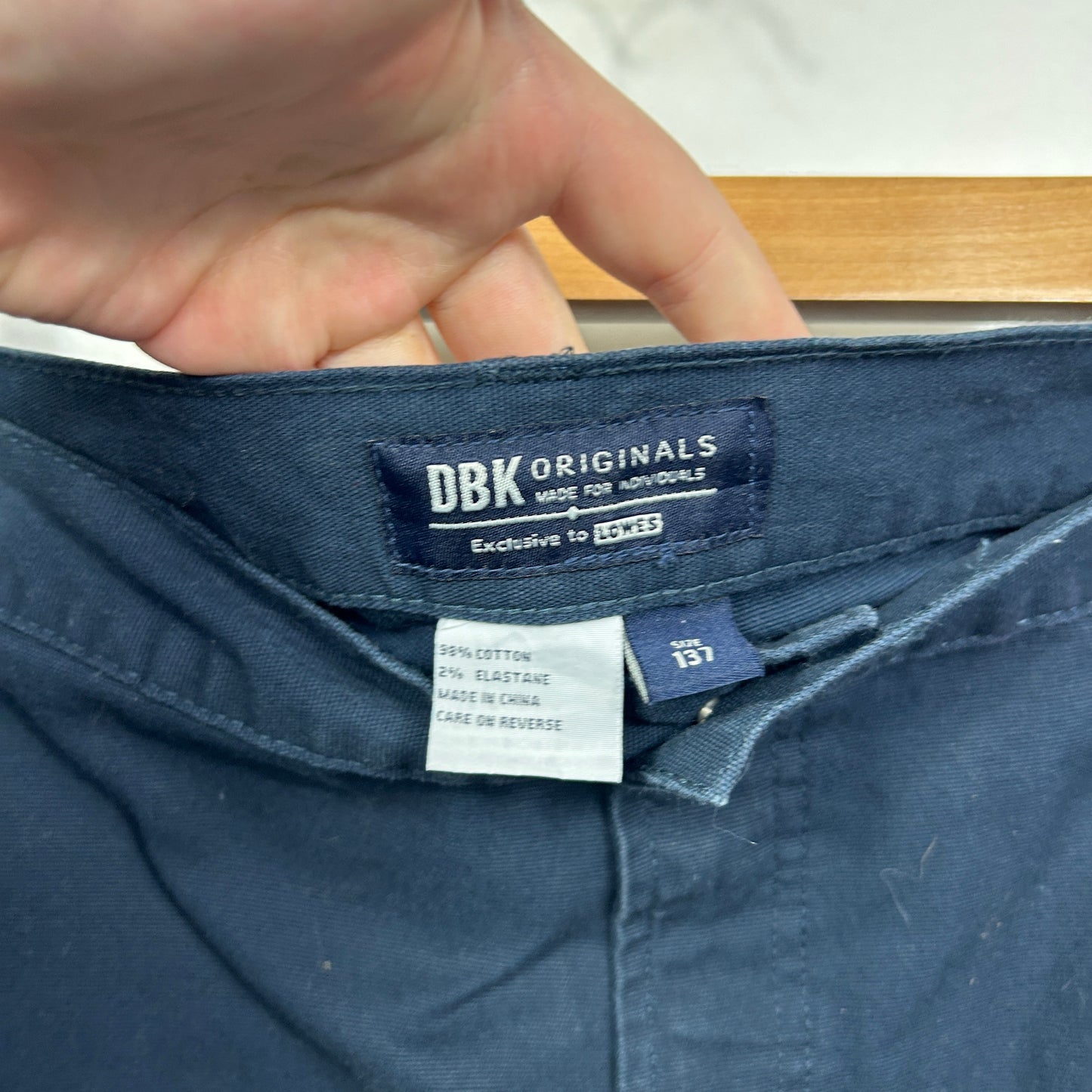 DBK Originals Navy Blue Casual Shorts - Size 137