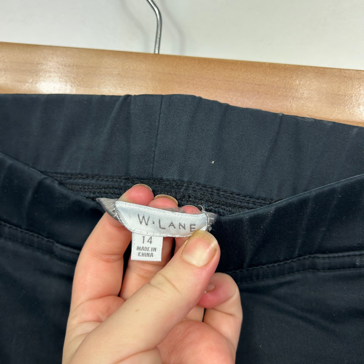 W. Lane Black Bermuda Shorts - Size 14