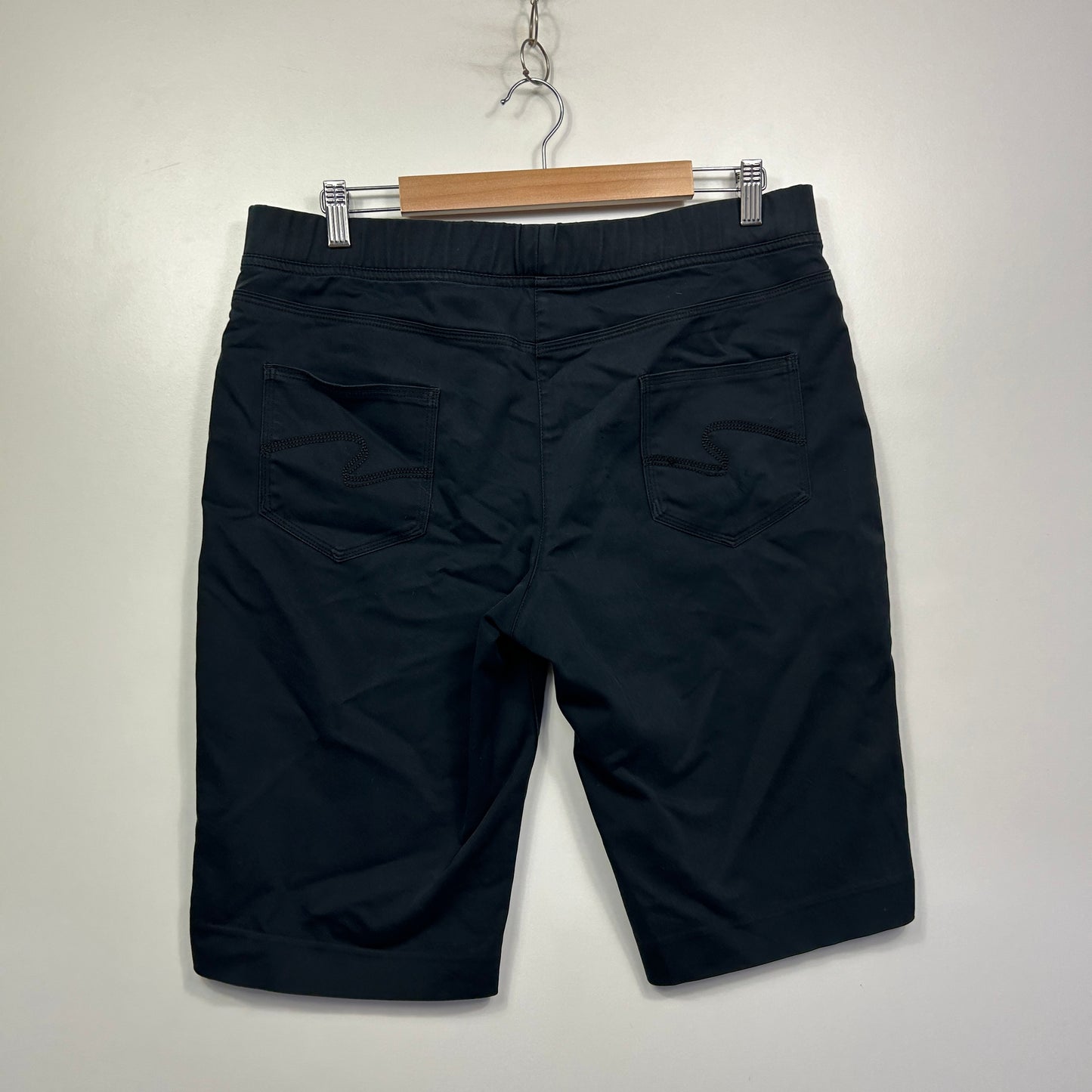 W. Lane Black Bermuda Shorts - Size 14