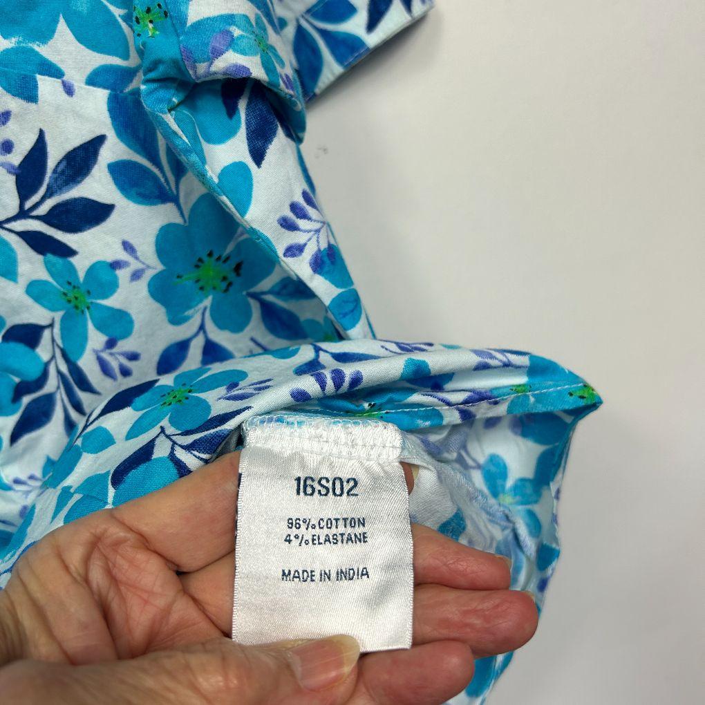 Victoria Hill Blue Cotton Shirt - Size 20