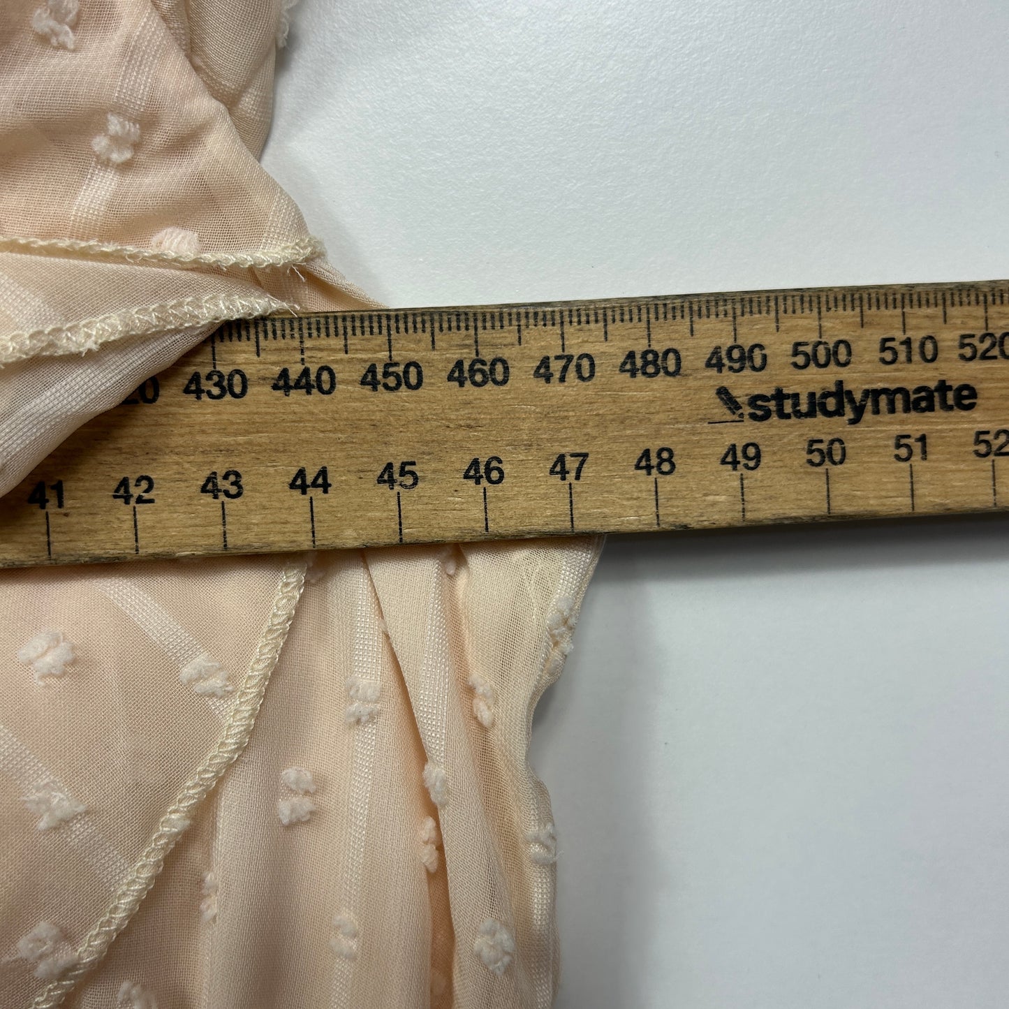 Shein Dress Size 14 16 XL Biege Sheer Overlay