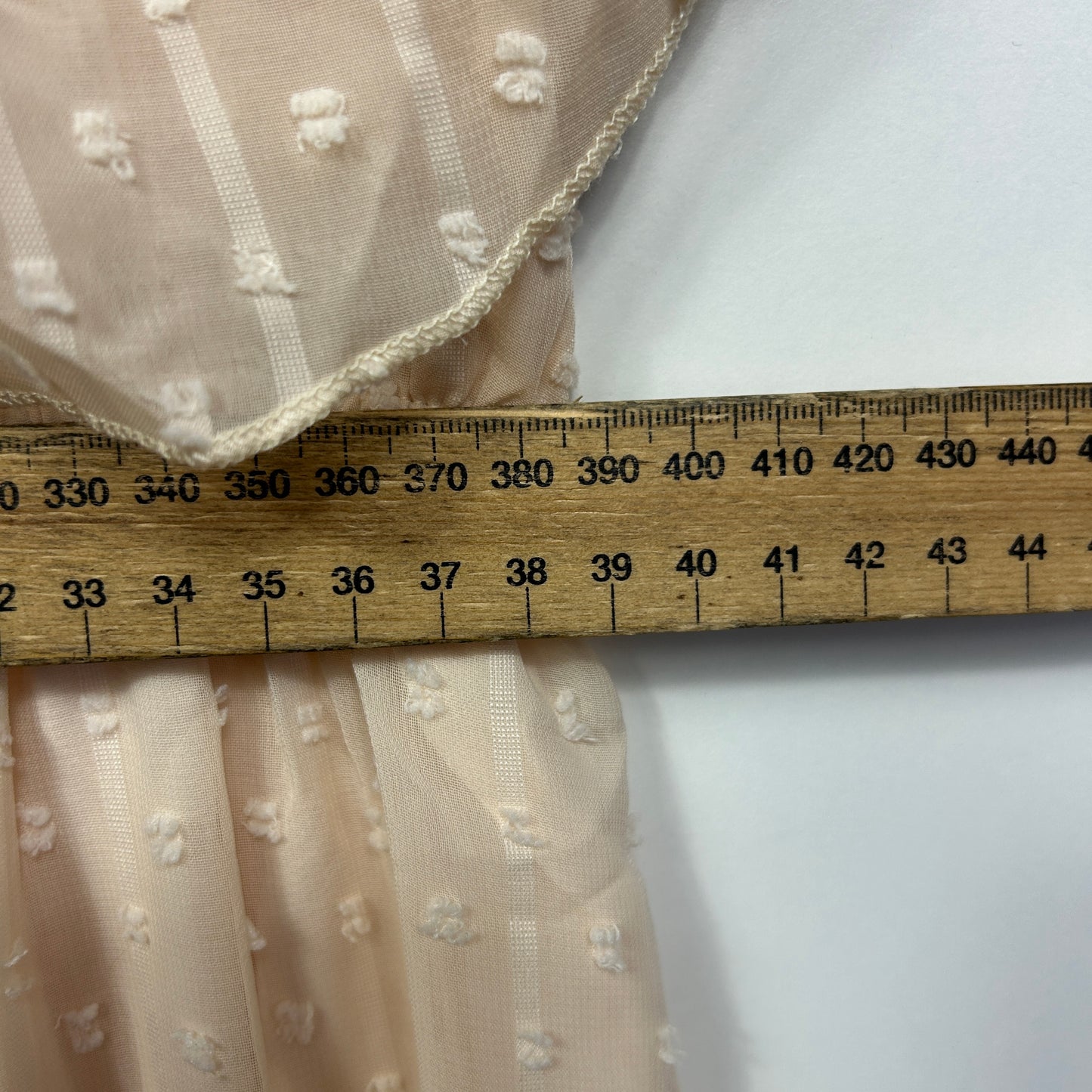Shein Dress Size 14 16 XL Biege Sheer Overlay