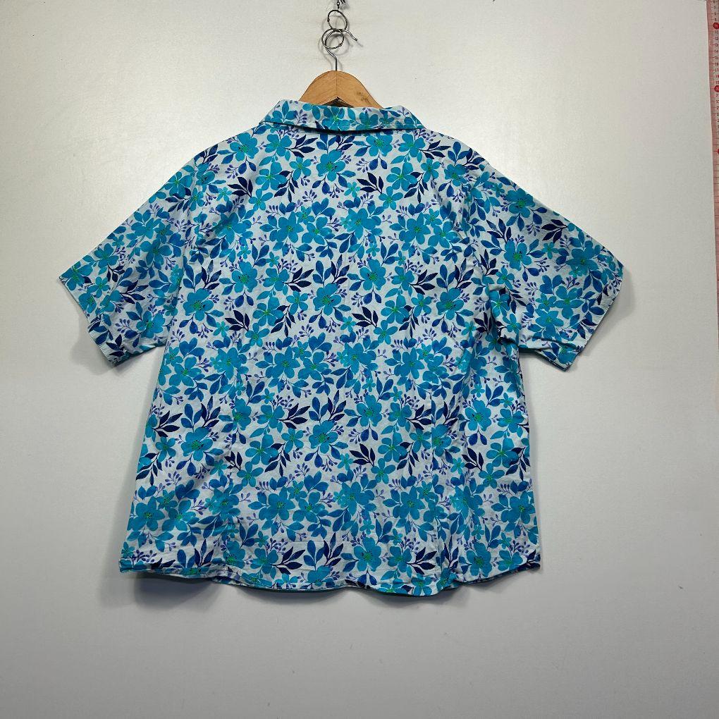 Victoria Hill Blue Cotton Shirt - Size 20