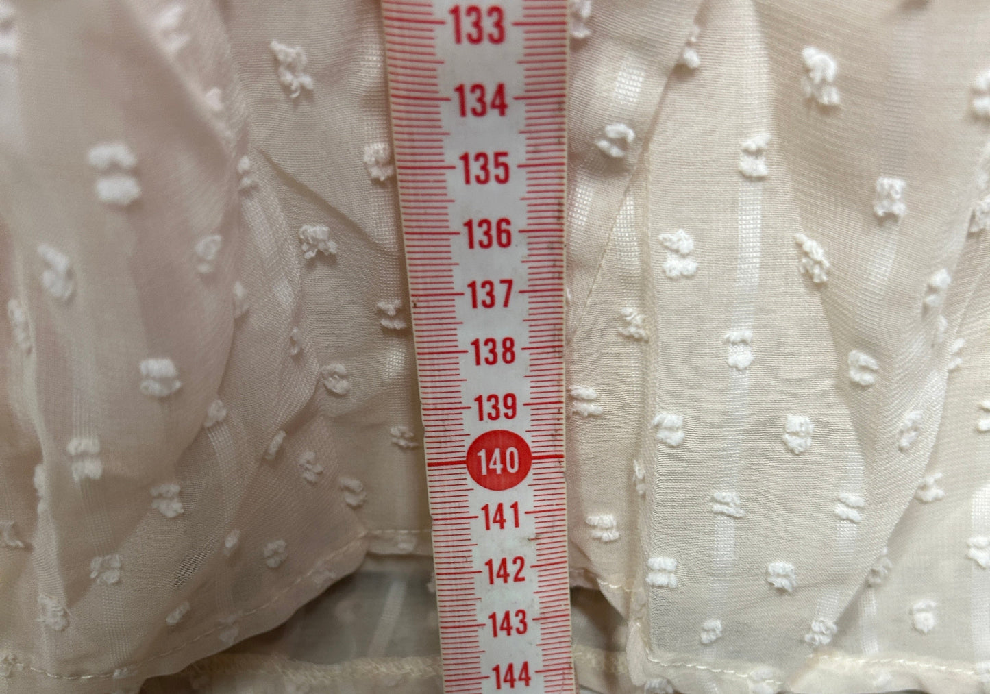 Shein Dress Size 14 16 XL Biege Sheer Overlay