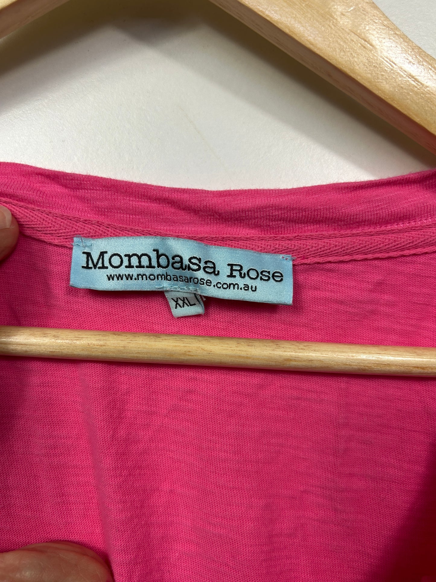 Mombasa Rose Pink Top - Size XXL