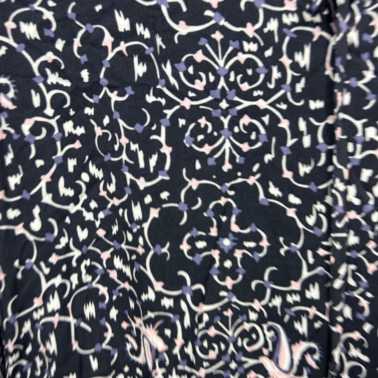 WITE+ Navy Damask Print Tunic Dress - Size 18
