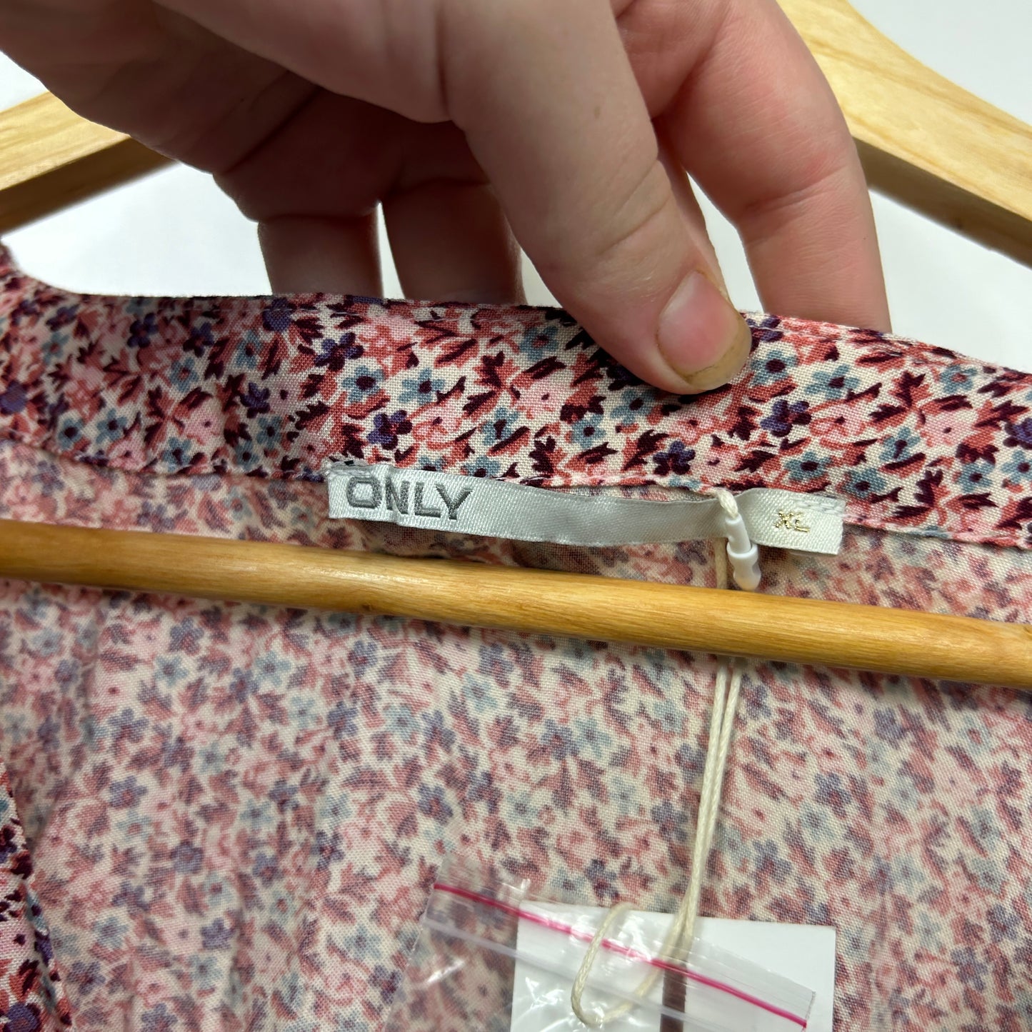 ONLY Ditsy Floral Print Midi Maxi Dress - Size XL