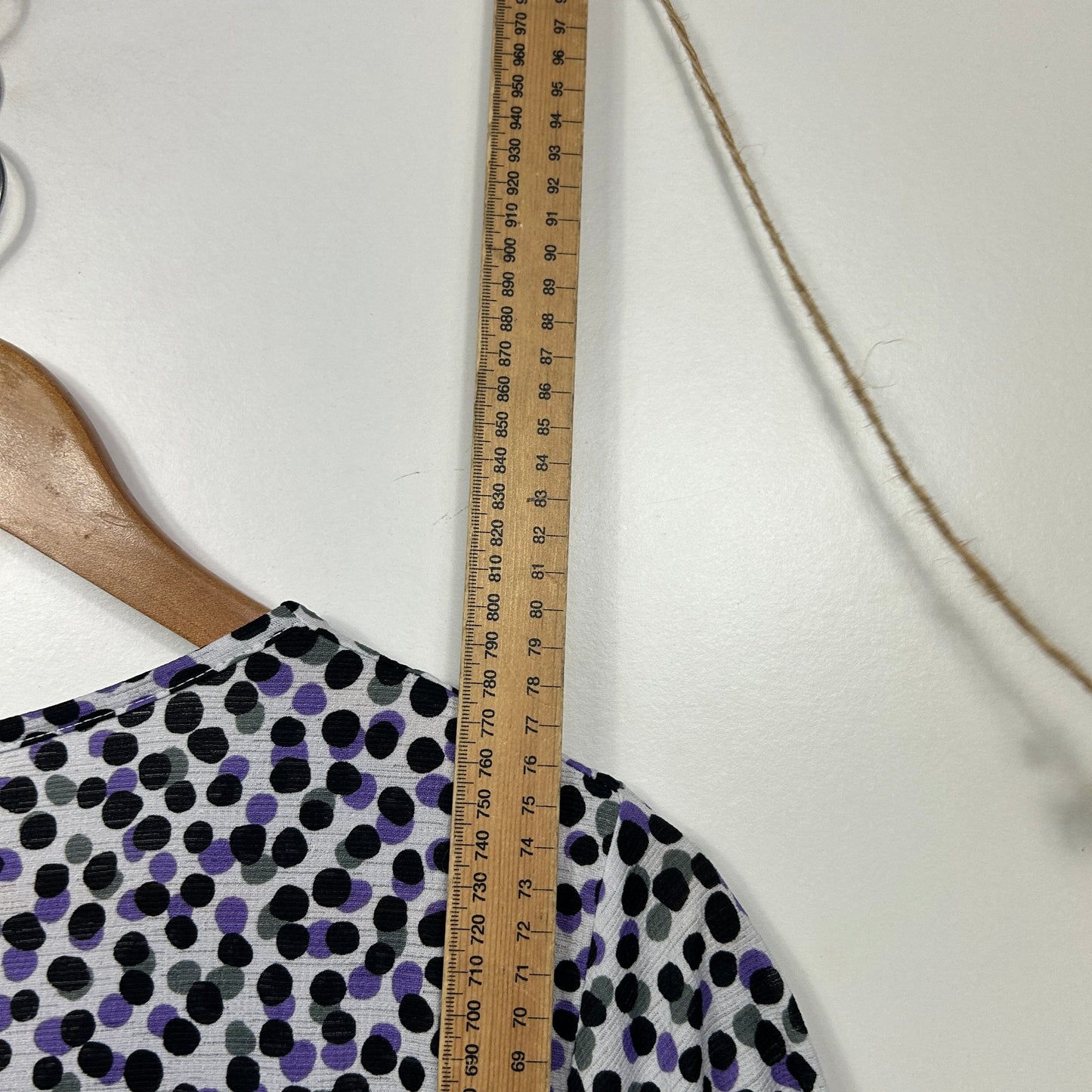 Taking Shape Spotted Print Tunic Top - Size 16/S