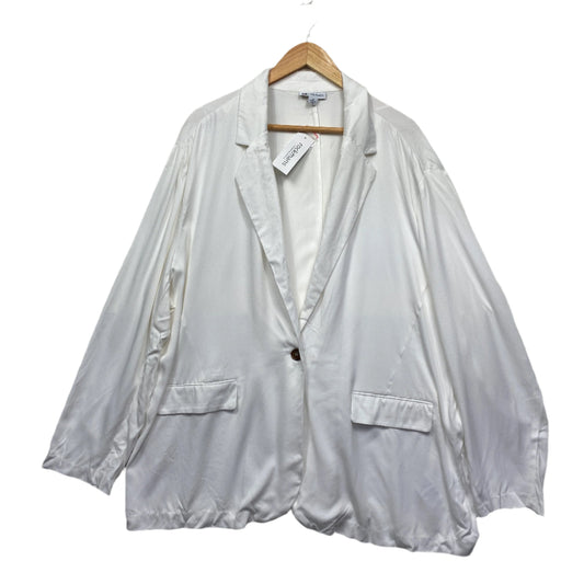 Rockmans Jacket Blazer Size 20 White Long Sleeve New