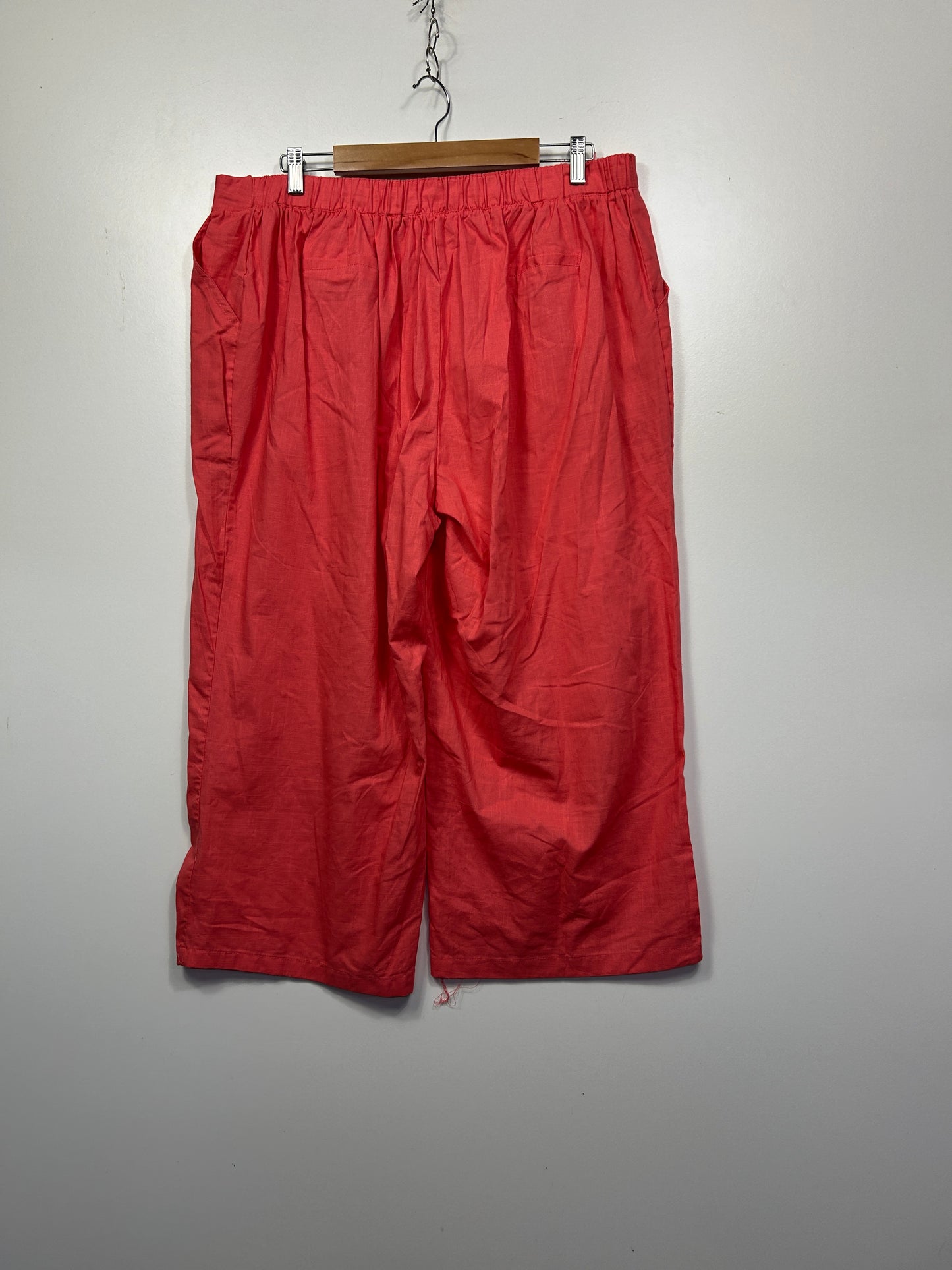 Millers Spiced Coral Pull-On Cullotte Pants - Size 22