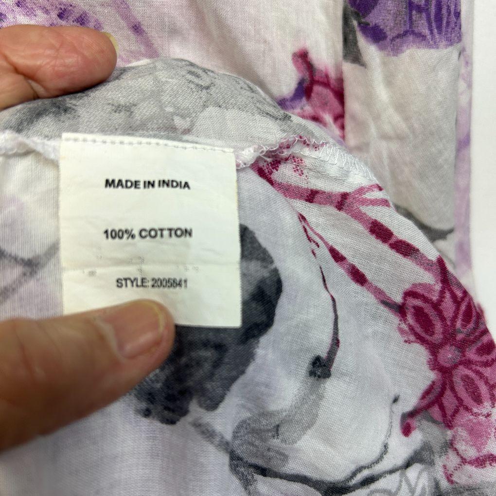Millers Purple Cotton Top - Size 14