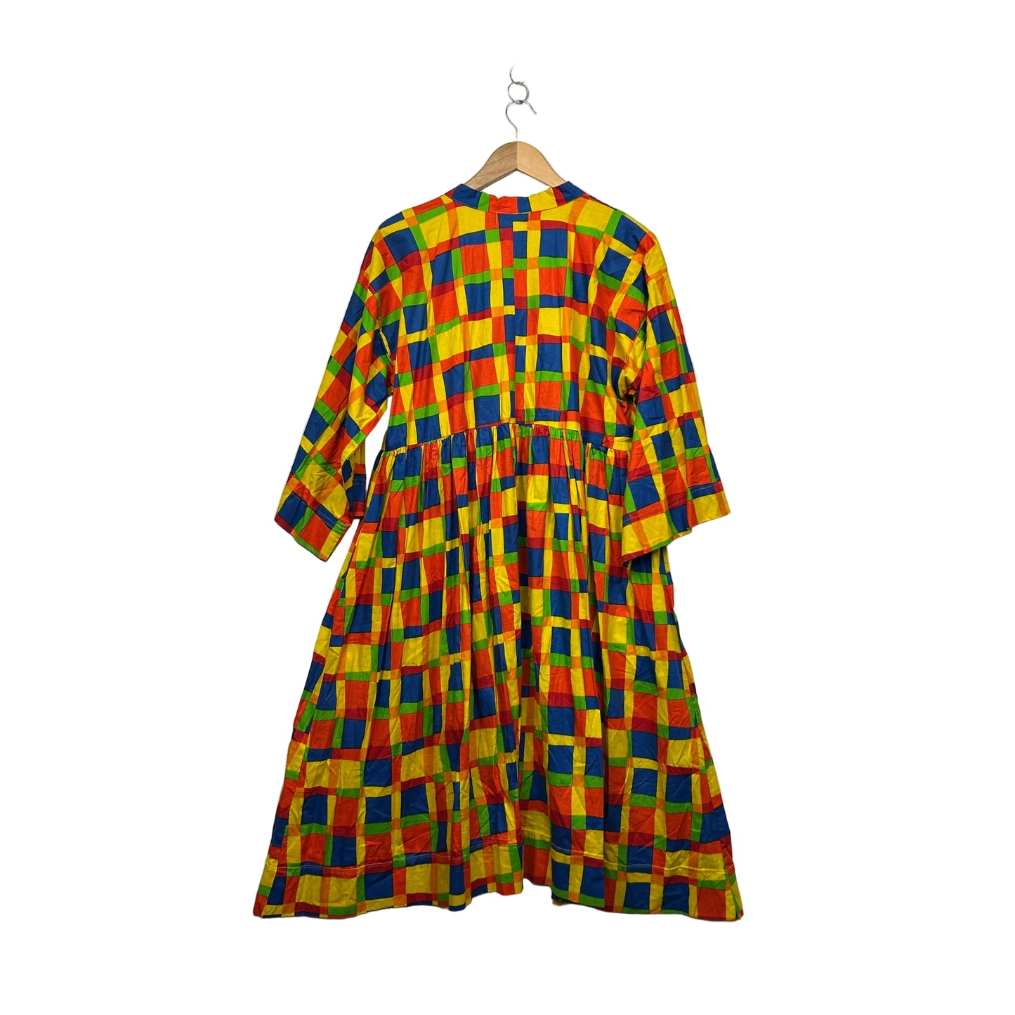 Keshet Vibrant Colour Block Tiered Dress - Size M/L