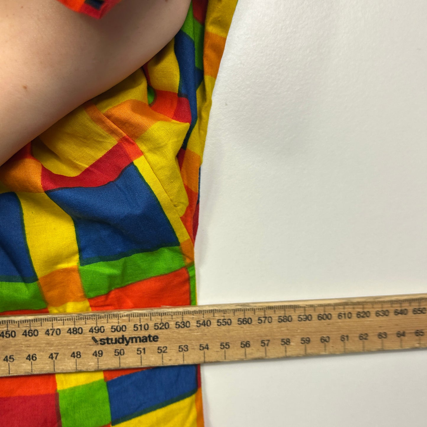 Keshet Vibrant Colour Block Tiered Dress - Size M/L