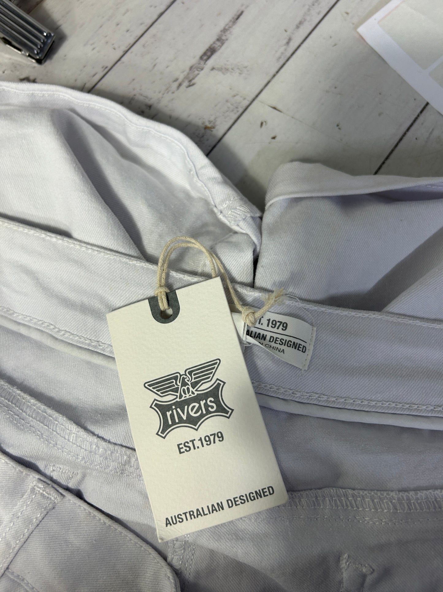 Rivers White Shorts - Size 20