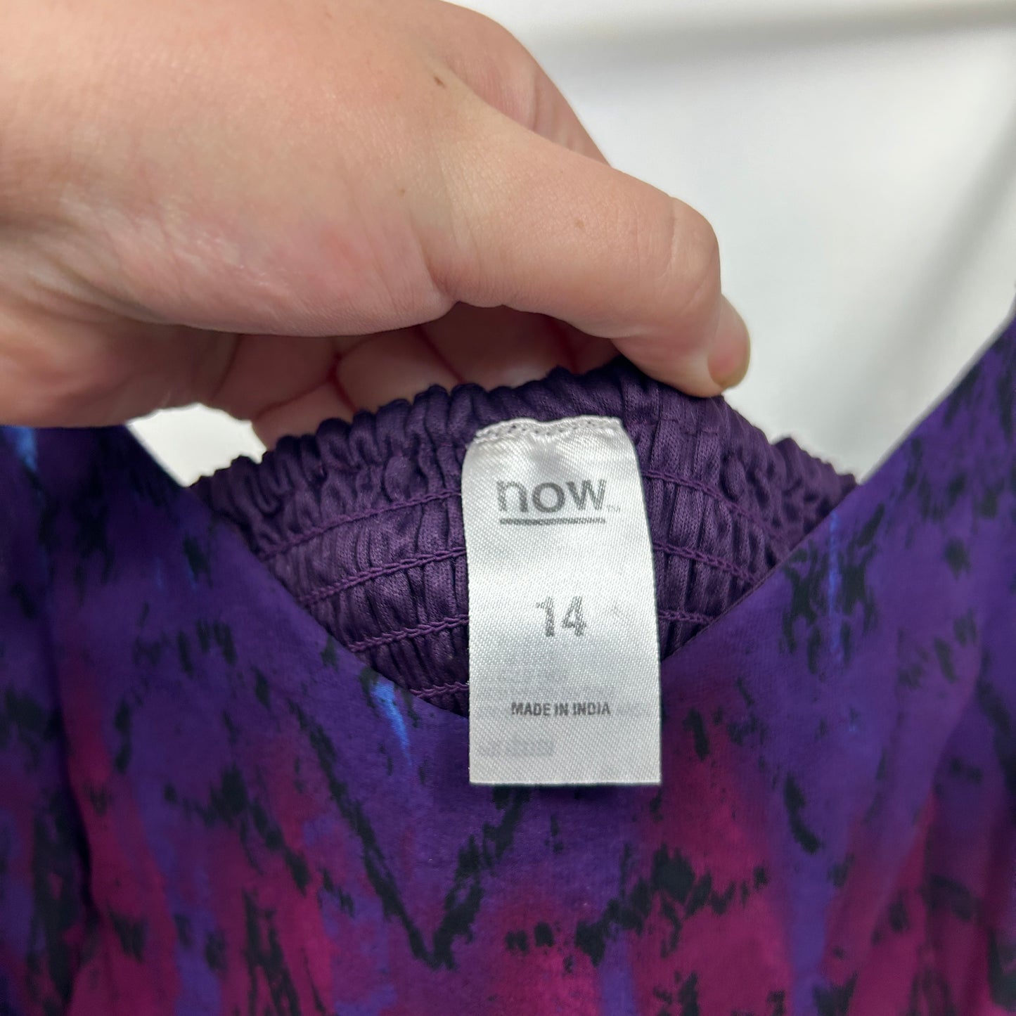 Now Ombré Y2K Tie-Dye Maxi Dress - Size 14