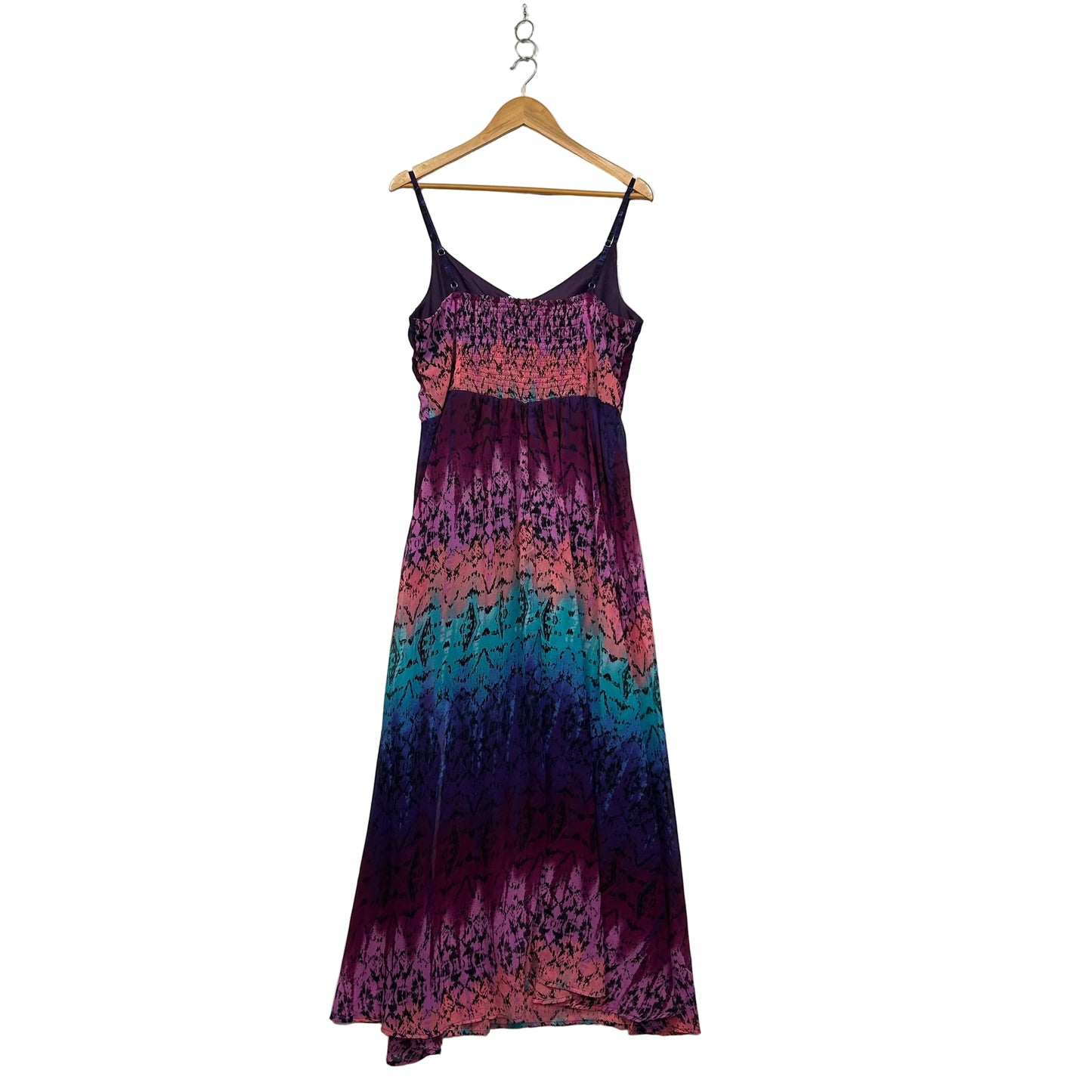 Now Ombré Y2K Tie-Dye Maxi Dress - Size 14