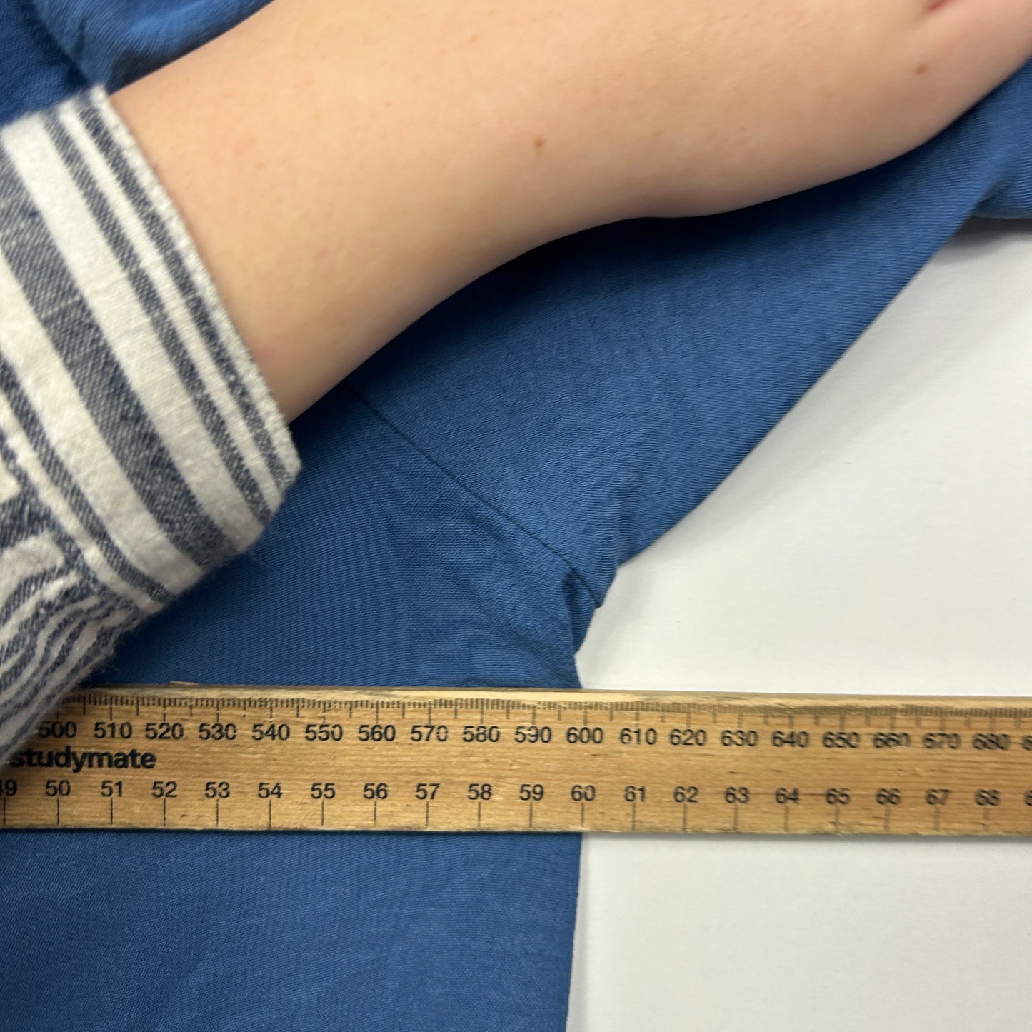 Navy Blue Tiered Ruffle Bell Sleeve Tunic Top - Size 2XL