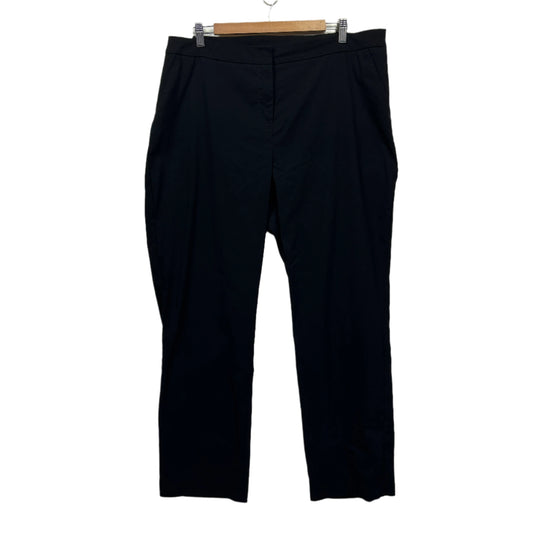 Edited Pants Size 22 Black Pockets Zip Fly