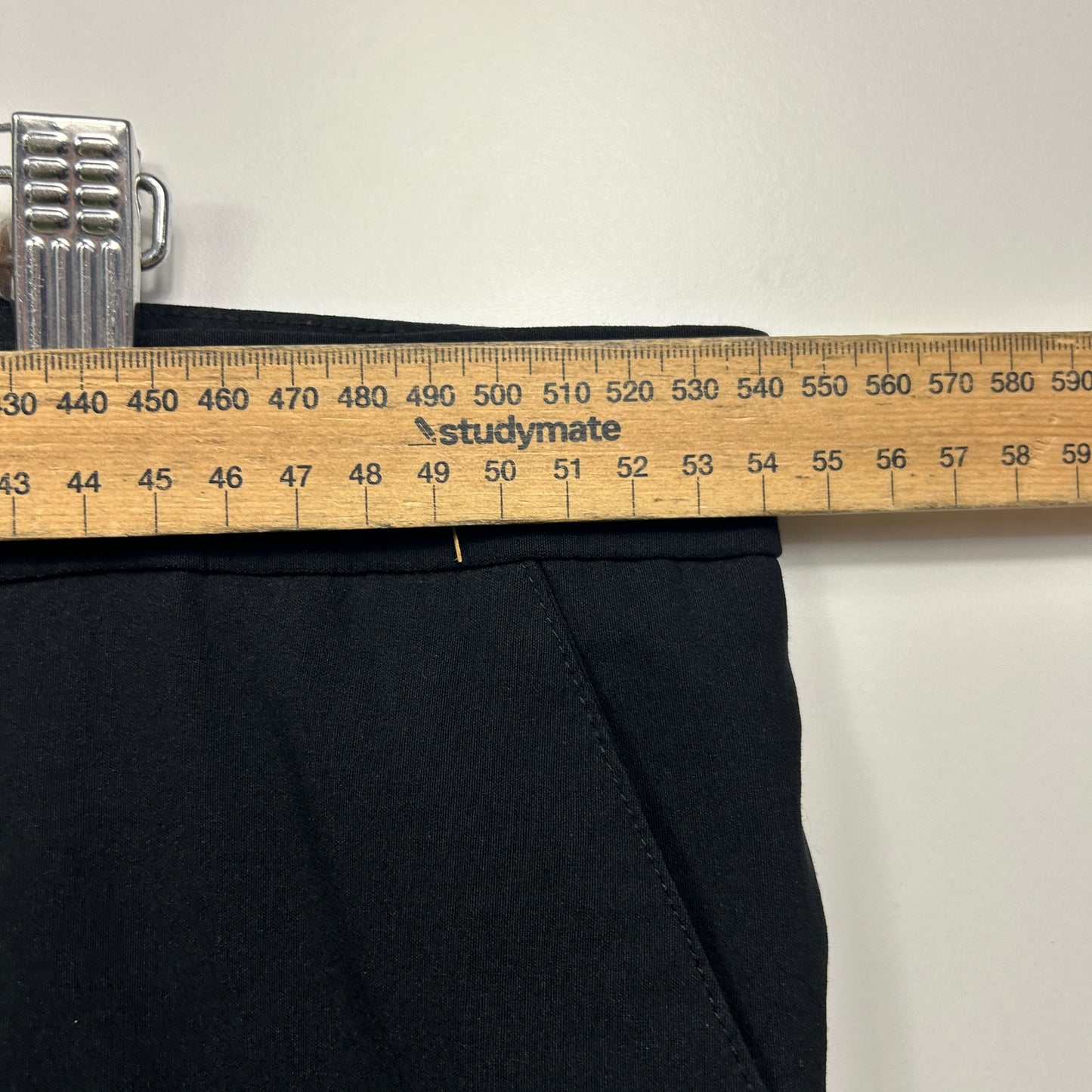 Edited Pants Size 22 Black Pockets Zip Fly