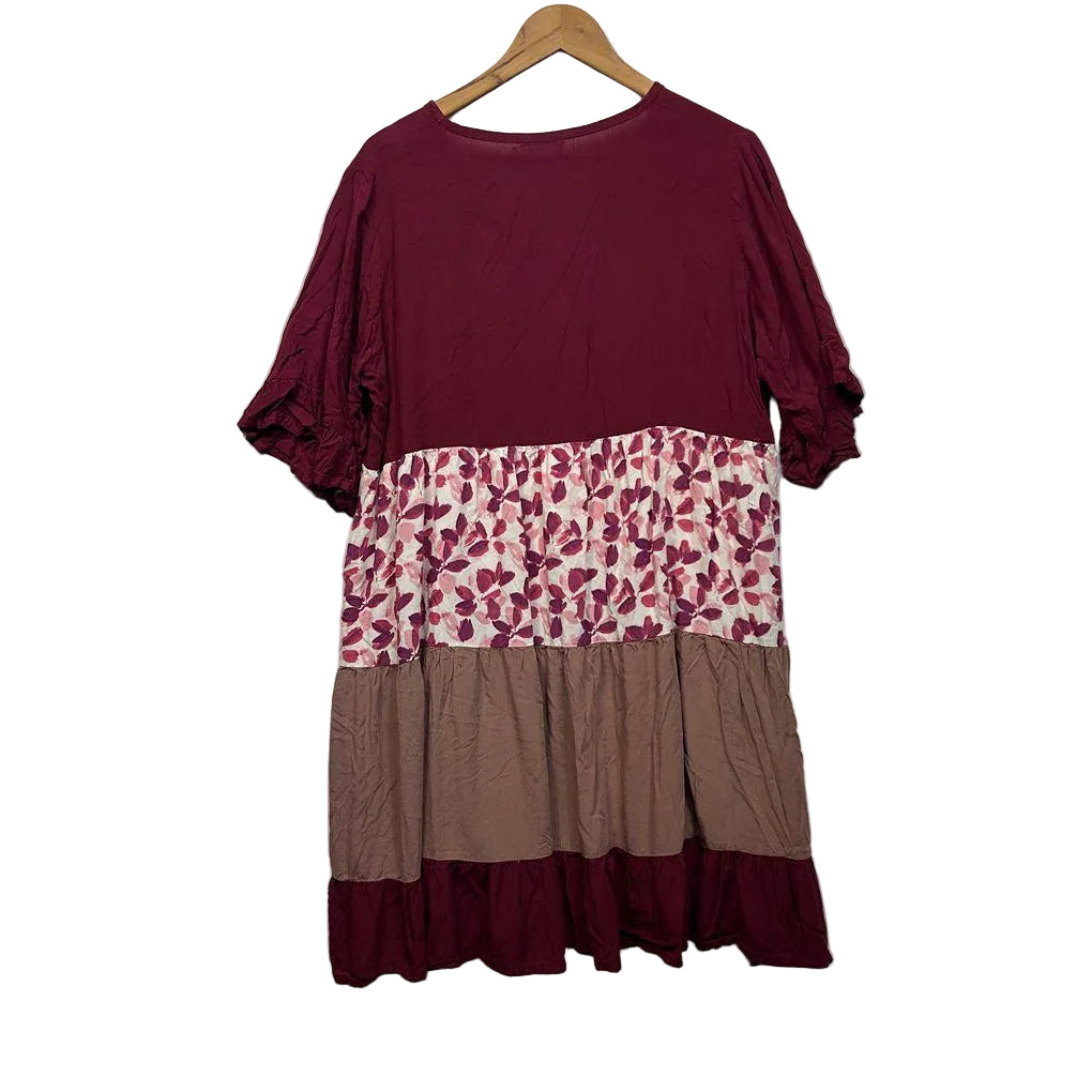 Bodacious Burgundy Top - Size 16/18