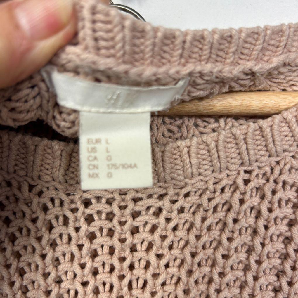 H&M Cotton Blend Knit Sweater - Size L