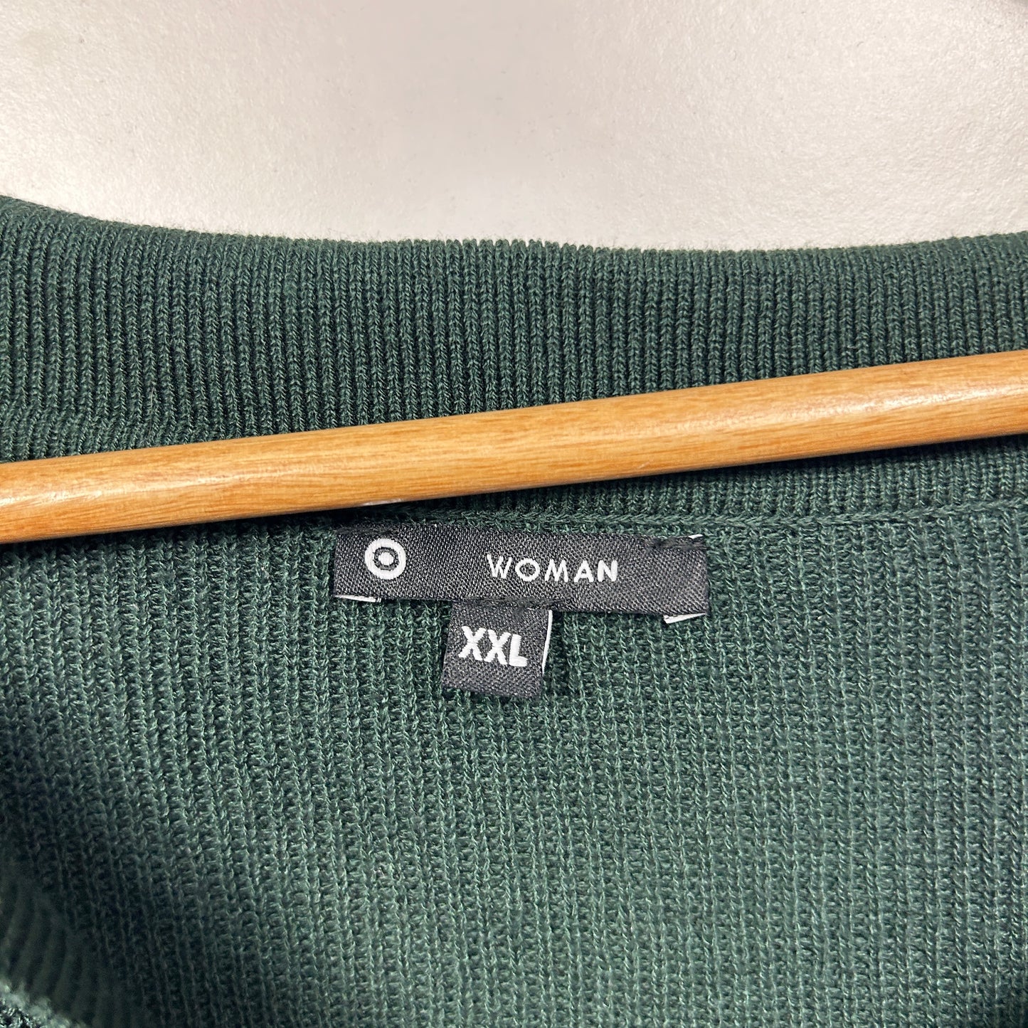 Target Forest Green Textured Ribbed Knit Top - Size XXL