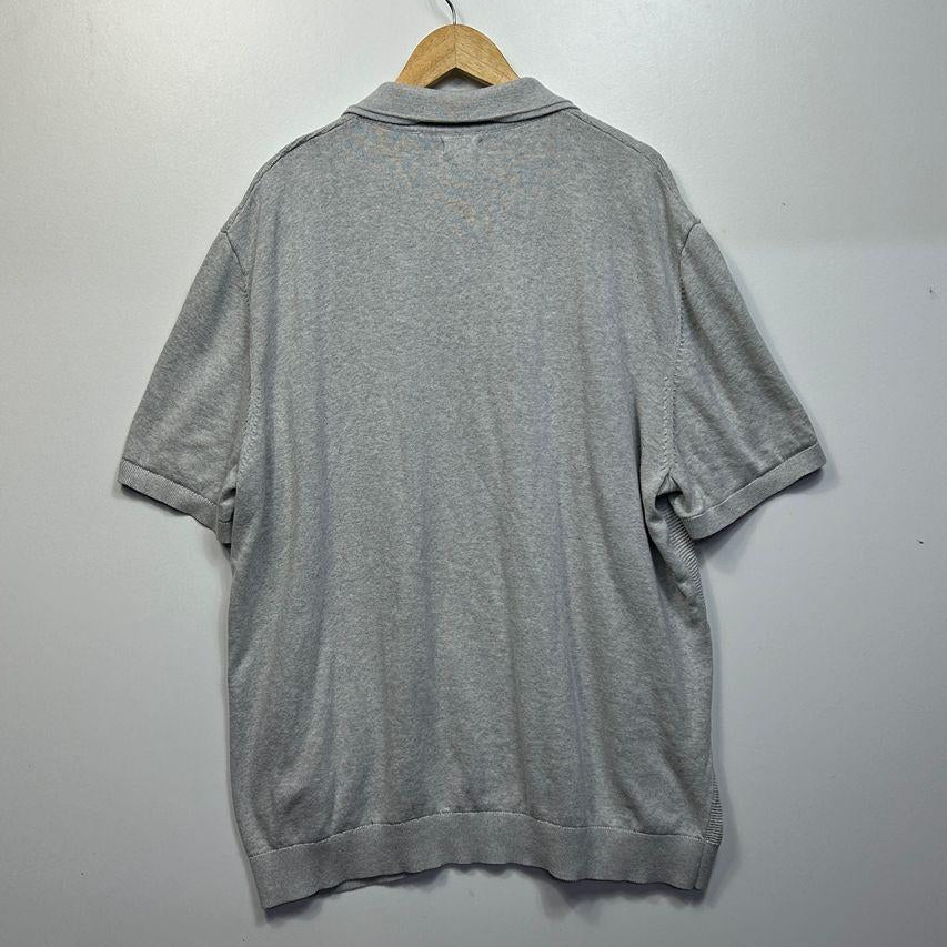 AXL+CO Grey Cotton Polo - Size 5XL