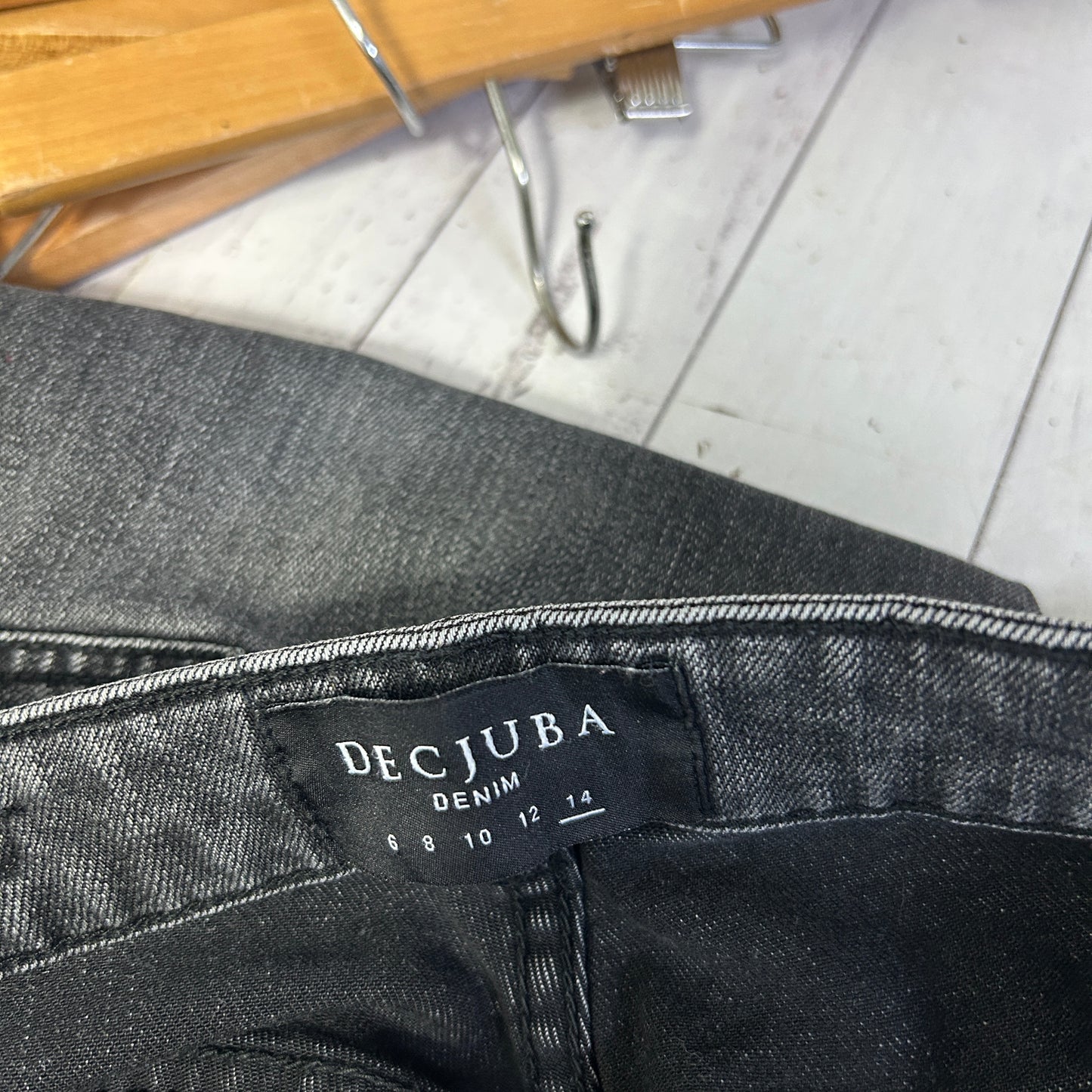 DECJUBA DENIM Black Jeans - Size 14