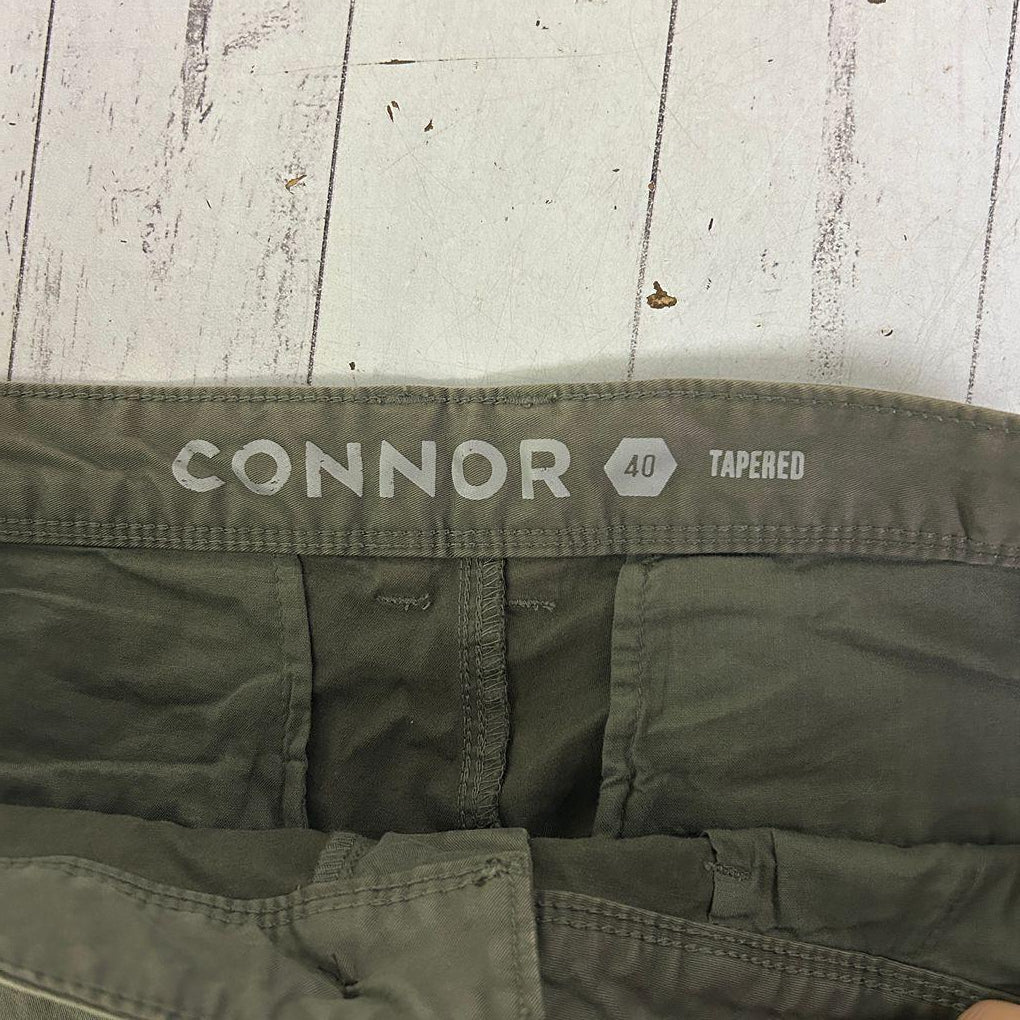 Connor Khaki Cotton Pants - Size 40