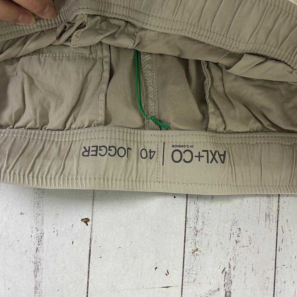 AXL+CO Khaki Cotton Jogger - Size 40