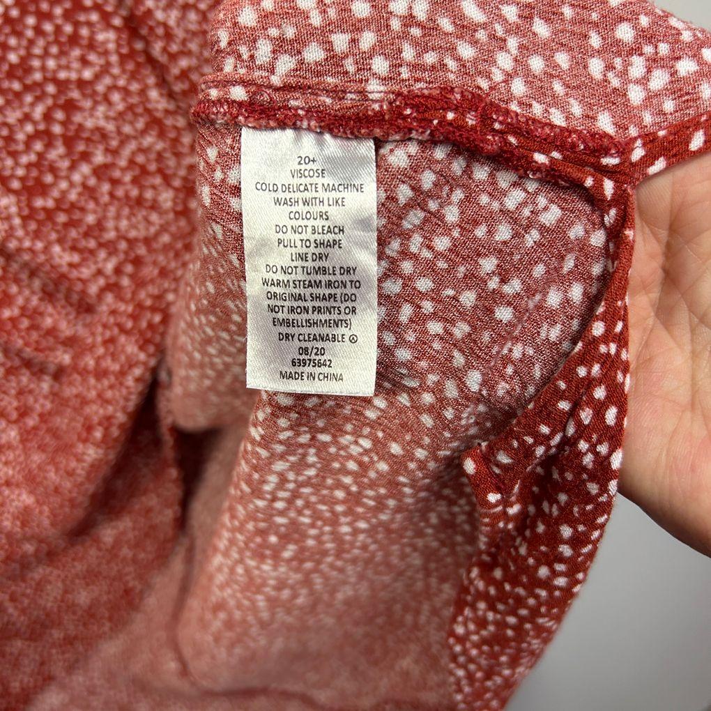 Belle Curve Red Top - Size 20