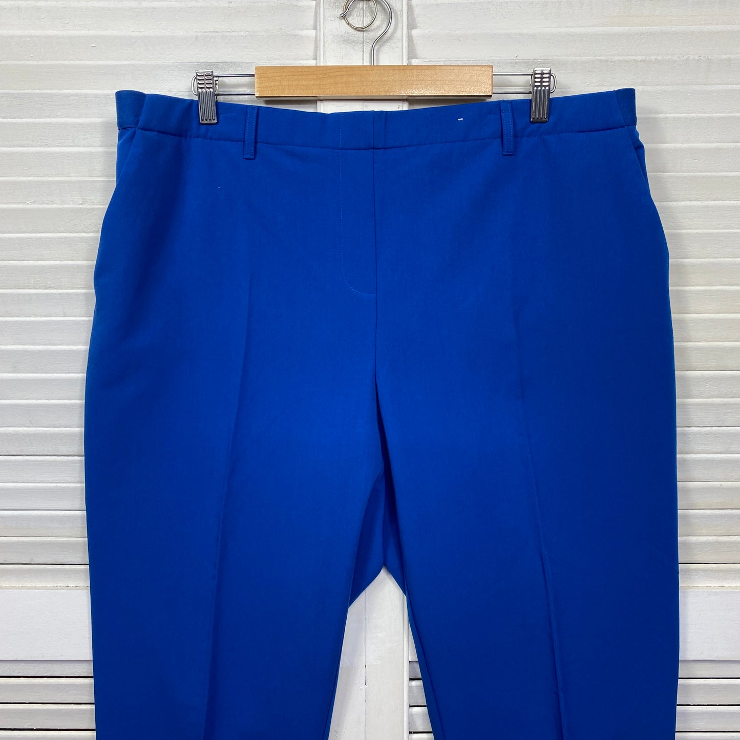 Suzanne Grae Pants Size 18 Plus Blue Pockets