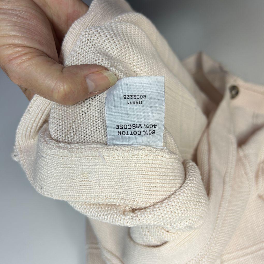 Rivers Cream Cotton Knit Jumper - Size L